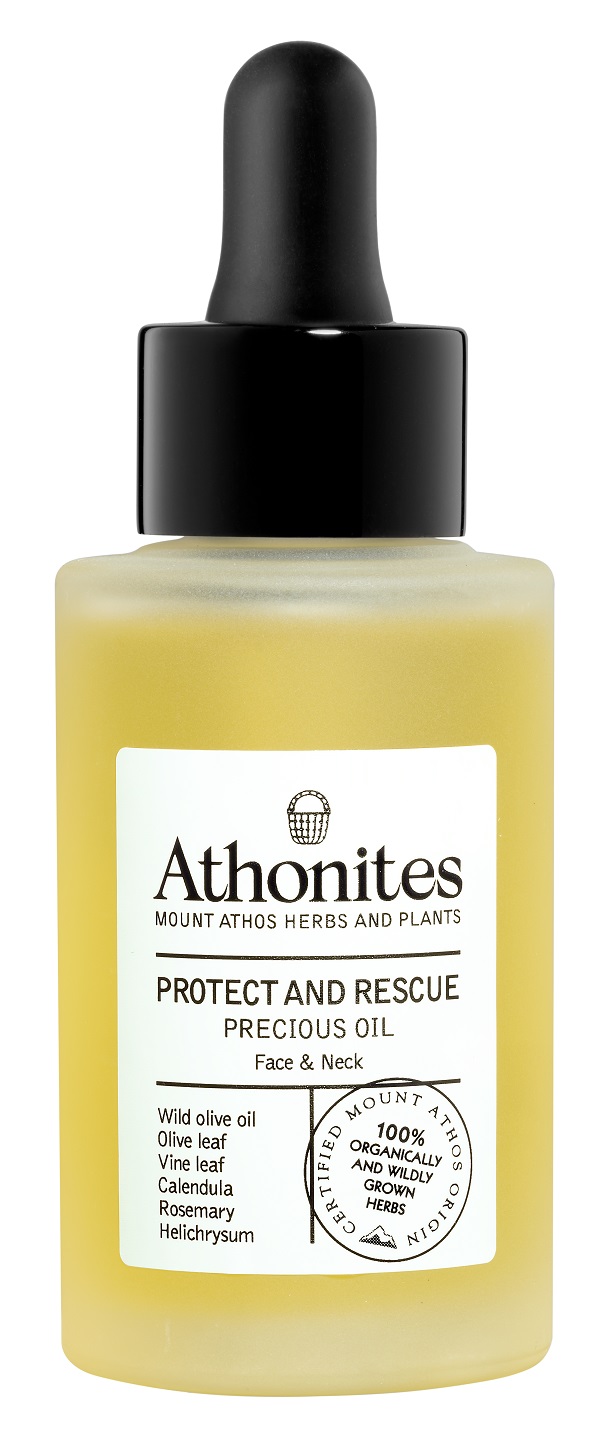 Athonites protect and rescue precious oil 1