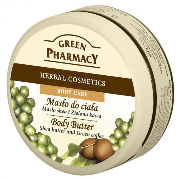 Body butter shea butter and green coffee