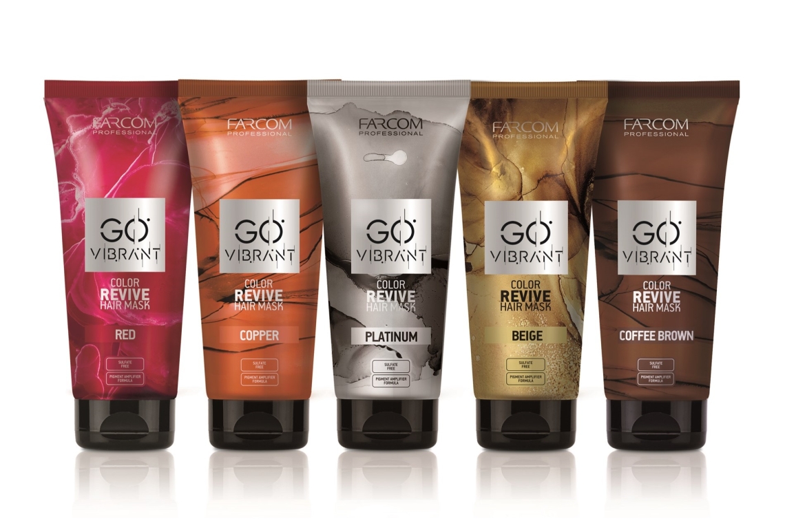 Η Farcom Professional λανσάρει τις Go Vibrant Color Revive Masks